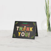 おおー！ジンジャーブレッドクッキー赤ちゃんシャワー サンキューカード (正面)