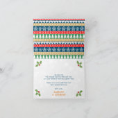 おおー！ジンジャーブレッドクッキー赤ちゃんシャワー サンキューカード (内部)