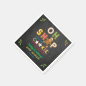 おおー!ジンジャーブレッドクッキー赤ちゃんシャワー スタンダードカクテルナプキン (角)