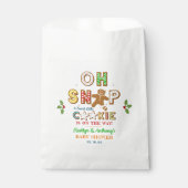 おおー!ジンジャーブレッドクッキー赤ちゃんシャワー フェイバーバッグ (正面)