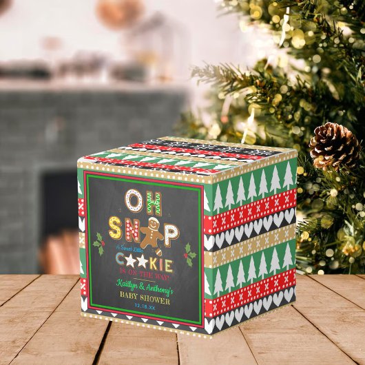 おおー！ジンジャーブレッドクッキー赤ちゃんシャワー フェイバーボックス