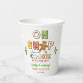 おおー！ジンジャーブレッドクッキー赤ちゃんシャワー 紙コップ (正面)