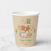 おおー！ジンジャーブレッドクッキー赤ちゃんシャワー 紙コップ (裏面)