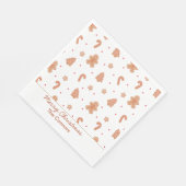 おおー、パチン！」 ジンジャーブレッドCookie スタンダードランチョンナプキン (角)