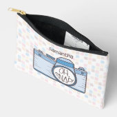 おおー！ブルーパステルカメラ アクセサリーポーチ (見開き)