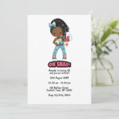 おおー!Selfie-Themed子供の誕生日パーティー写真 招待状 (スタンド正面)