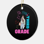 おお三年生新学期生 セラミックオーナメント (左)