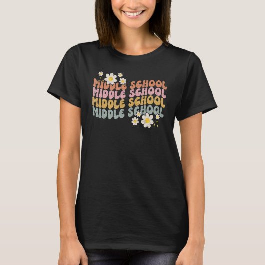 おお中学先生女子チームスクワッドグルーオ Tシャツ (正面)