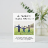 おお兄ちゃん！もう一つ?!ベビーフォト誕生 シーズンポストカード (スタンド正面)