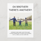 おお兄ちゃん！もう一つ?!ベビーフォト誕生 シーズンポストカード (正面)