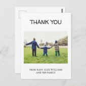 おお兄ちゃん！もう一つ?!ベビーフォト誕生 ポストカード (正面/裏面)