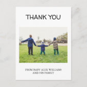 おお兄ちゃん！もう一つ?!ベビーフォト誕生 ポストカード (正面)