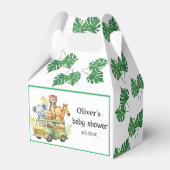 おお可愛いジャングルのサファリアニマルズシャワー フェイバーボックス (正面サイド)