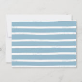 おお坊さん象&風船ジャングルの赤ちゃんシャワー 招待状 (裏面)