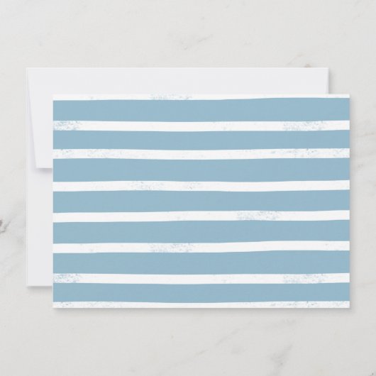 おお坊さん象&風船ジャングルの赤ちゃんシャワー 招待状 (裏面)