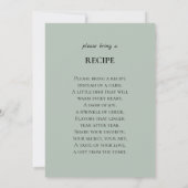 おお坊ちゃんシャワーEucalyptus 招待状 (裏面)