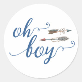 おお坊ちゃんトライバルステッカー ラウンドシール