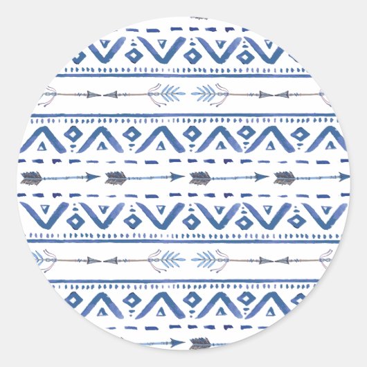 おお坊ちゃんトライバルステッカー ラウンドシール (正面)