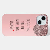 おお坊っちゃんはもう十分引用文 Case-Mate iPhoneケース (裏面 (横))