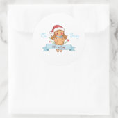 おお坊やのジンジャーブレッドのお母さん ラウンドシール (バッグ)