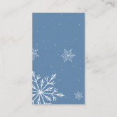 おお坊やの冬 |ウッドランド赤ちゃんシャワーベビー エンクロージャーカード (裏面)