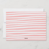 おお女の子ツイン・ベビー・シャワーの招待状 シーズンカード (裏面)