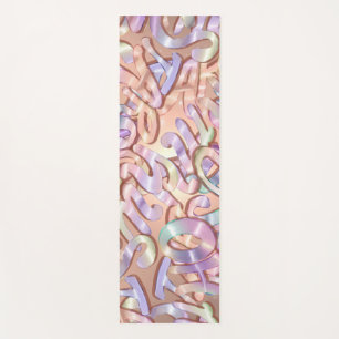 おお星さん！ヨガマット，カラフルバラ金ゴールド ヨガマット