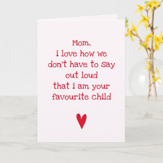 おお気に入りの子さんおもしろい-引用文母の日 カード (黄色い花)