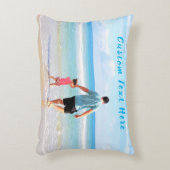 おお気に入りの客様の写真のカスタム文字 アクセントクッション (正面(垂直))