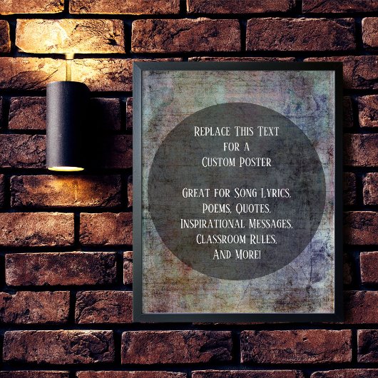 おお気に入りの客様の引用文カラフルはグランジ丸 ポスター