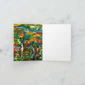 おお洒落よび花の挨拶状 サンキューカード (内部)