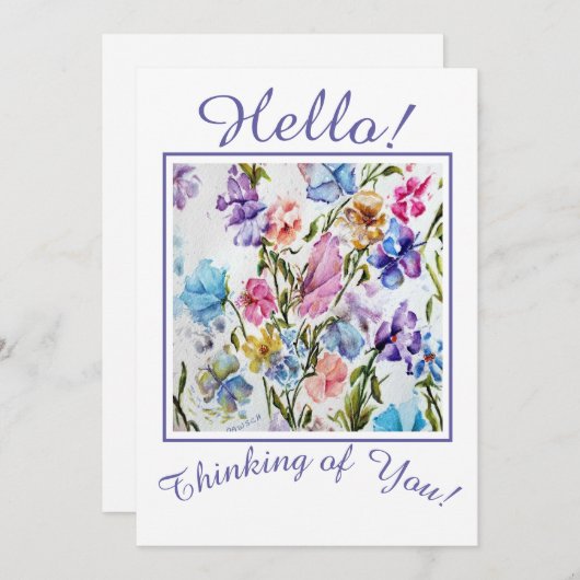 おお洒落客様のホリデーカード シーズンカード (正面/裏面)