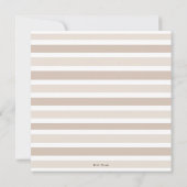 おお甘い | Cookieデザートベビーシャワー 招待状 (裏面)