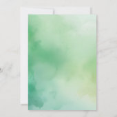 おお男の子かわいいサファリージャングル動物の男の子シャワー 招待状 (裏面)