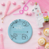 おお男の子がシャワーを浴びる ペーパープレート (パーティー)