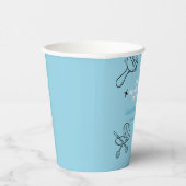 おお男の子がシャワーを浴びる 紙コップ (右)