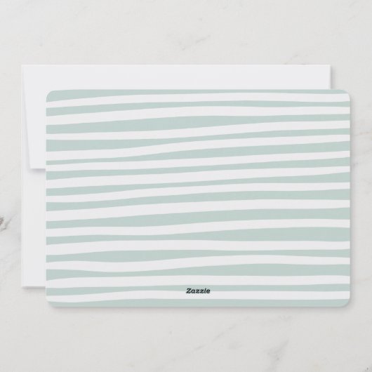 おお男の子の双子のベビーシャワーの招待状 シーズンカード (裏面)