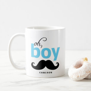 おお男の子ひげ  ステートメパーソナライズされたントマグ コーヒーマグカップ