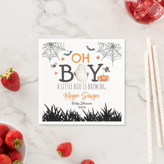 おお男の子ハロウィーンナプキンス スタンダードカクテルナプキン (インサイチュ)