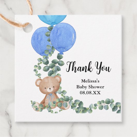 おお男の子、我々はバルーンeucalyptusを待つことができる フェイバータグ (正面)