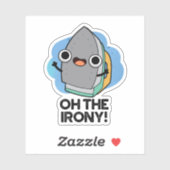 おお皮肉な鉄おもしろいの塊 シール (シート)