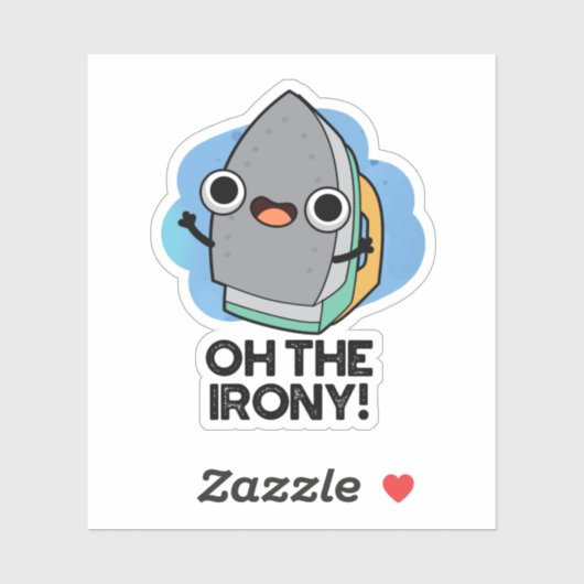 おお皮肉な鉄おもしろいの塊 シール (シート)