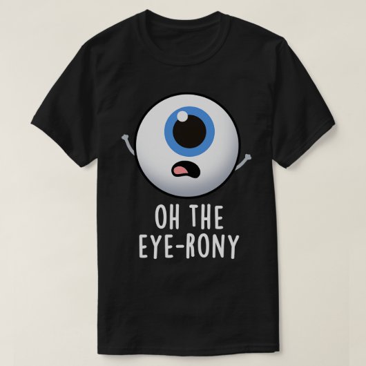 おお目玉おもしろいパン1 Tシャツ (デザイン正面)