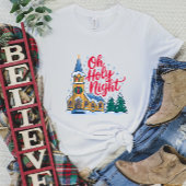 おお聖なる夜のクリスマスTシャツ Tシャツ