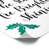 おお聖なる夜の星は明るいポスター ポスター (角)