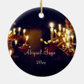 おお聖なる夜、本当に私たちを愛す教えるために私たちを セラミックオーナメント (裏面)