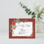 おお聖なる夜"疲れた世界はクリスマスを楽しむ ポストカード (スタンド正面)