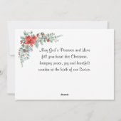 「おお聖なる夜」疲れた世界はクリスマスフラットを楽しむ シーズンカード (裏面)