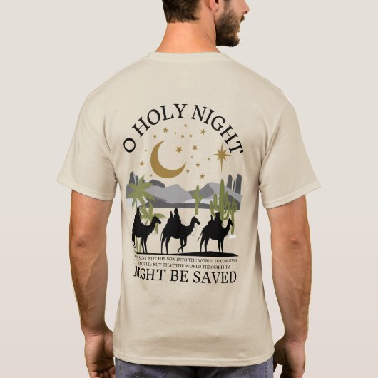 おお聖なる夜 Tシャツ (裏面)