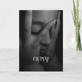 おお腹の下がった誕生日 サンキューカード